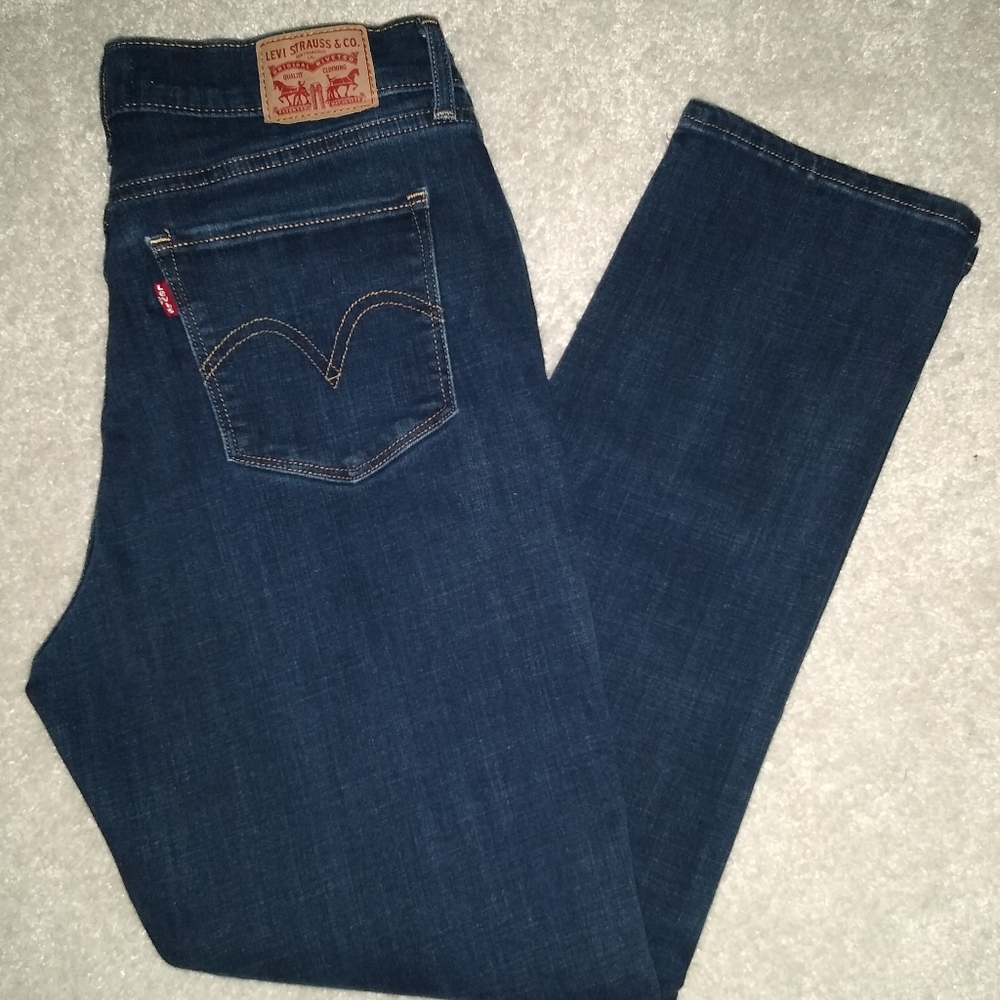 LEVI'S CLASSIC STRAIGHT BLUE JEANS 12